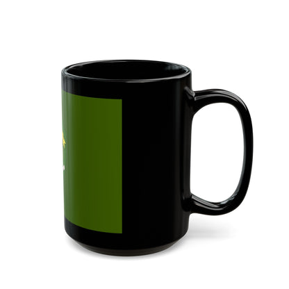 Flag of East Kalimantan Indonesia - Black Coffee Mug-The Sticker Space