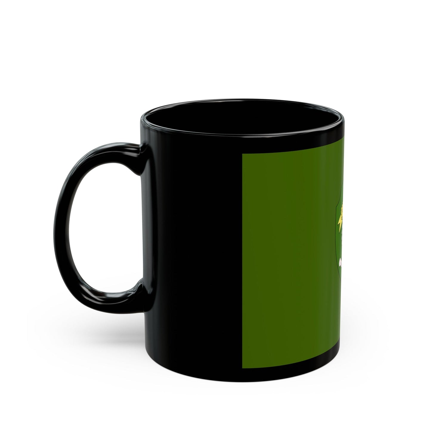 Flag of East Kalimantan Indonesia - Black Coffee Mug-The Sticker Space