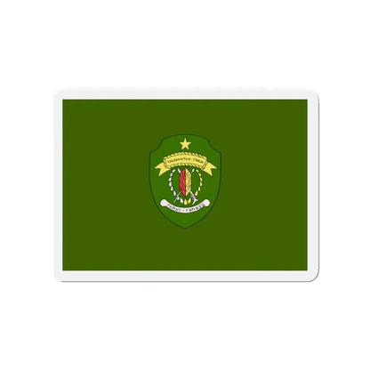 Flag of East Kalimantan Indonesia - Refrigerator Magnet 3 Inch - The Sticker Space