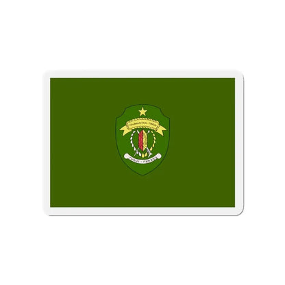 Flag of East Kalimantan Indonesia - Refrigerator Magnet 4 Inch - The Sticker Space