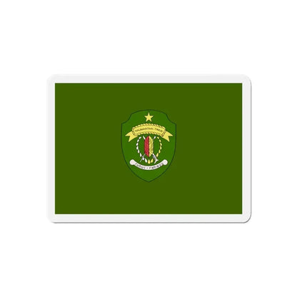 Flag of East Kalimantan Indonesia - Refrigerator Magnet 6 Inch - The Sticker Space