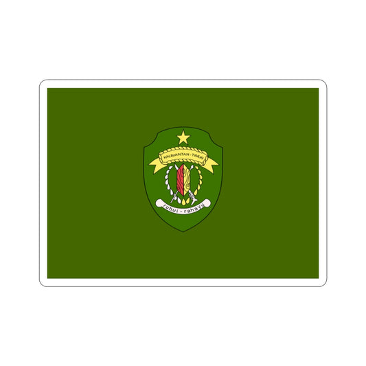 Flag of East Kalimantan Indonesia STICKER Vinyl Die-Cut Decal-2 Inch-The Sticker Space