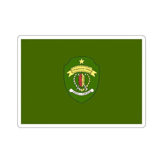 Flag of East Kalimantan Indonesia STICKER Vinyl Die-Cut Decal 2 Inch - The Sticker Space