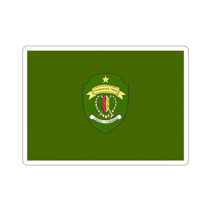 Flag of East Kalimantan Indonesia STICKER Vinyl Die-Cut Decal 3 Inch - The Sticker Space
