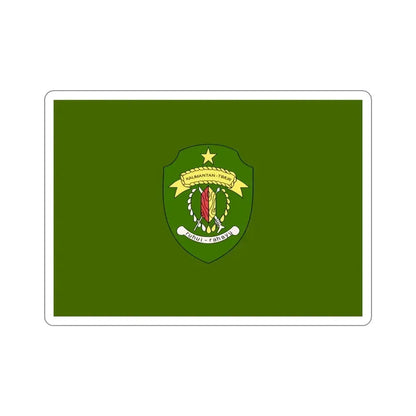 Flag of East Kalimantan Indonesia STICKER Vinyl Die-Cut Decal 3 Inch - The Sticker Space