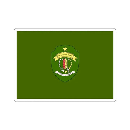 Flag of East Kalimantan Indonesia STICKER Vinyl Die-Cut Decal 4 Inch - The Sticker Space