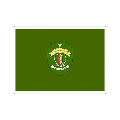 Flag of East Kalimantan Indonesia STICKER Vinyl Die-Cut Decal 5 Inch - The Sticker Space