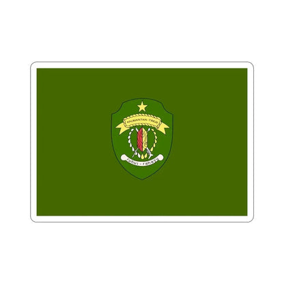 Flag of East Kalimantan Indonesia STICKER Vinyl Die-Cut Decal 5 Inch - The Sticker Space
