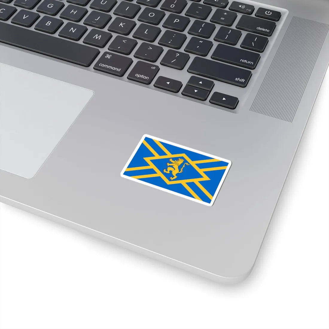 Flag of East Lothian (Scotland) STICKER Vinyl Kiss-Cut Decal - The Sticker Space