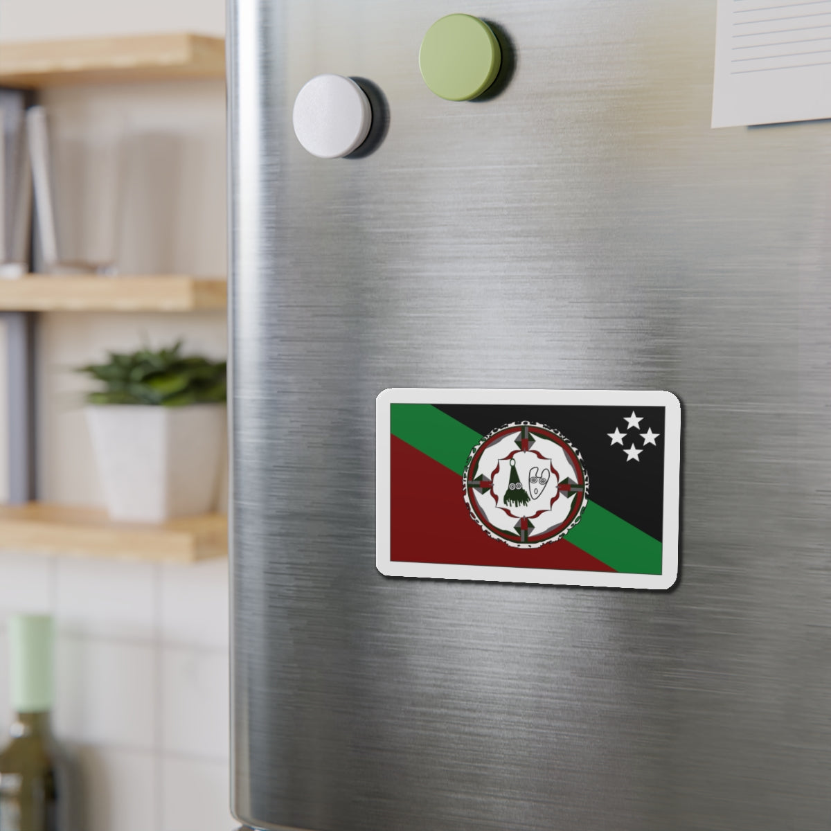 Flag of East New Britain Papa New Guinea - Die-Cut Magnet-The Sticker Space