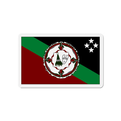 Flag of East New Britain Papa New Guinea - Die-Cut Magnet-4" x 4"-The Sticker Space