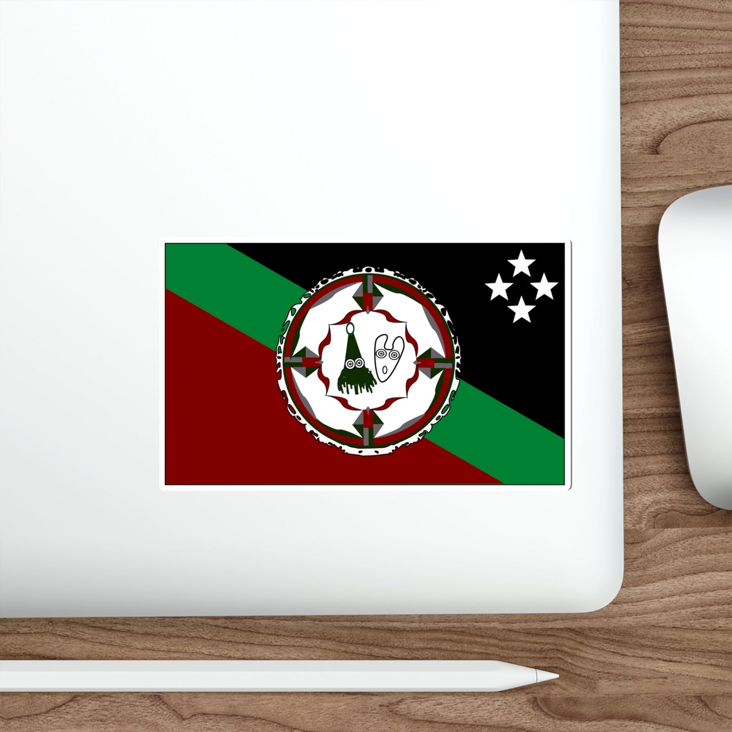 Flag of East New Britain Papa New Guinea STICKER Vinyl Die-Cut Decal-The Sticker Space