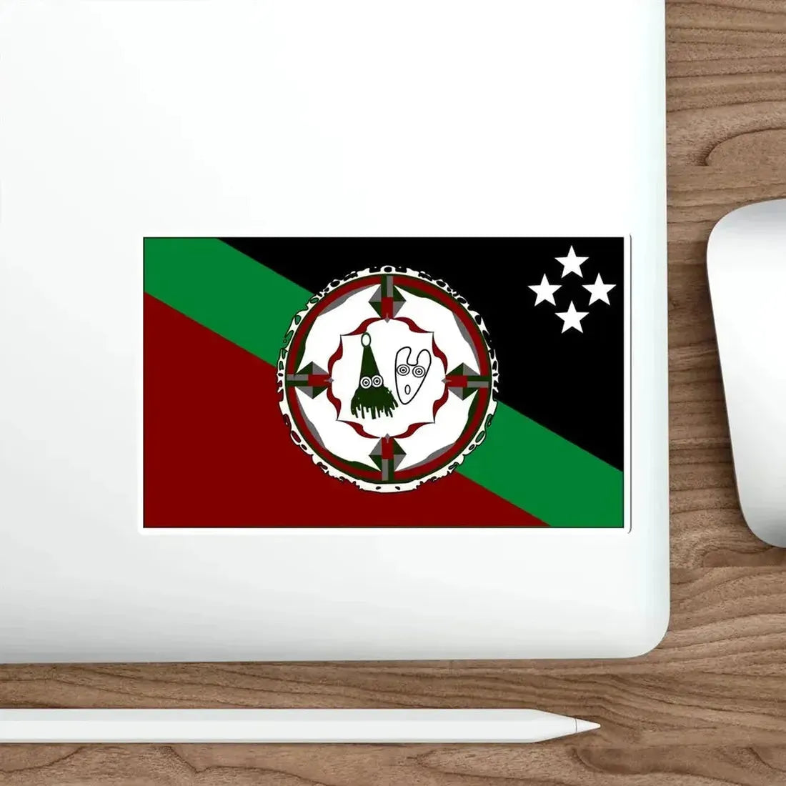 Flag of East New Britain Papa New Guinea STICKER Vinyl Die-Cut Decal - The Sticker Space