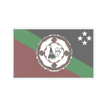 Flag of East New Britain Papa New Guinea - STICKER Vinyl Kiss-Cut Decal 2 Inch Transparent - The Sticker Space