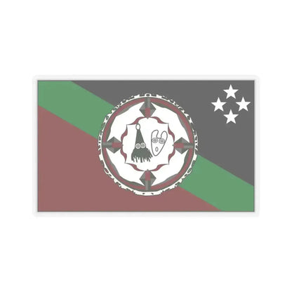 Flag of East New Britain Papa New Guinea - STICKER Vinyl Kiss-Cut Decal 6 Inch Transparent - The Sticker Space