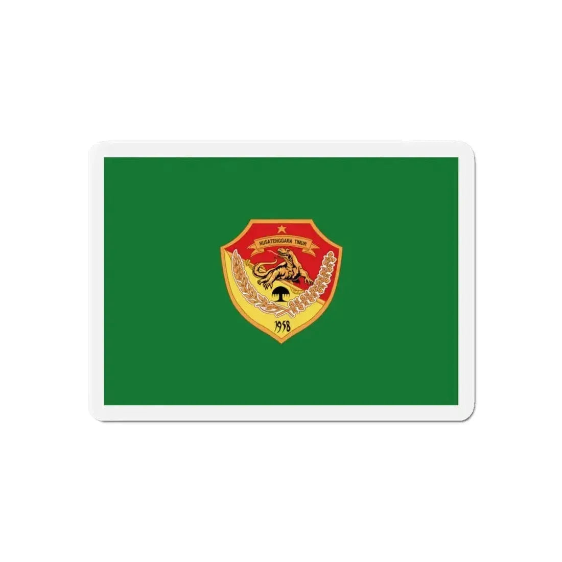 Flag of East Nusa Tenggara Indonesia - Refrigerator Magnet - The Sticker Space