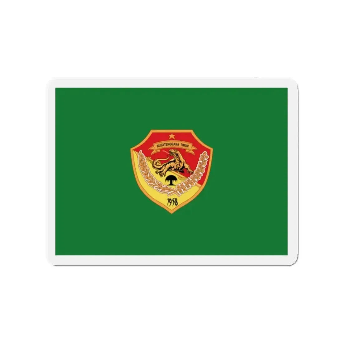 Flag of East Nusa Tenggara Indonesia - Refrigerator Magnet - The Sticker Space