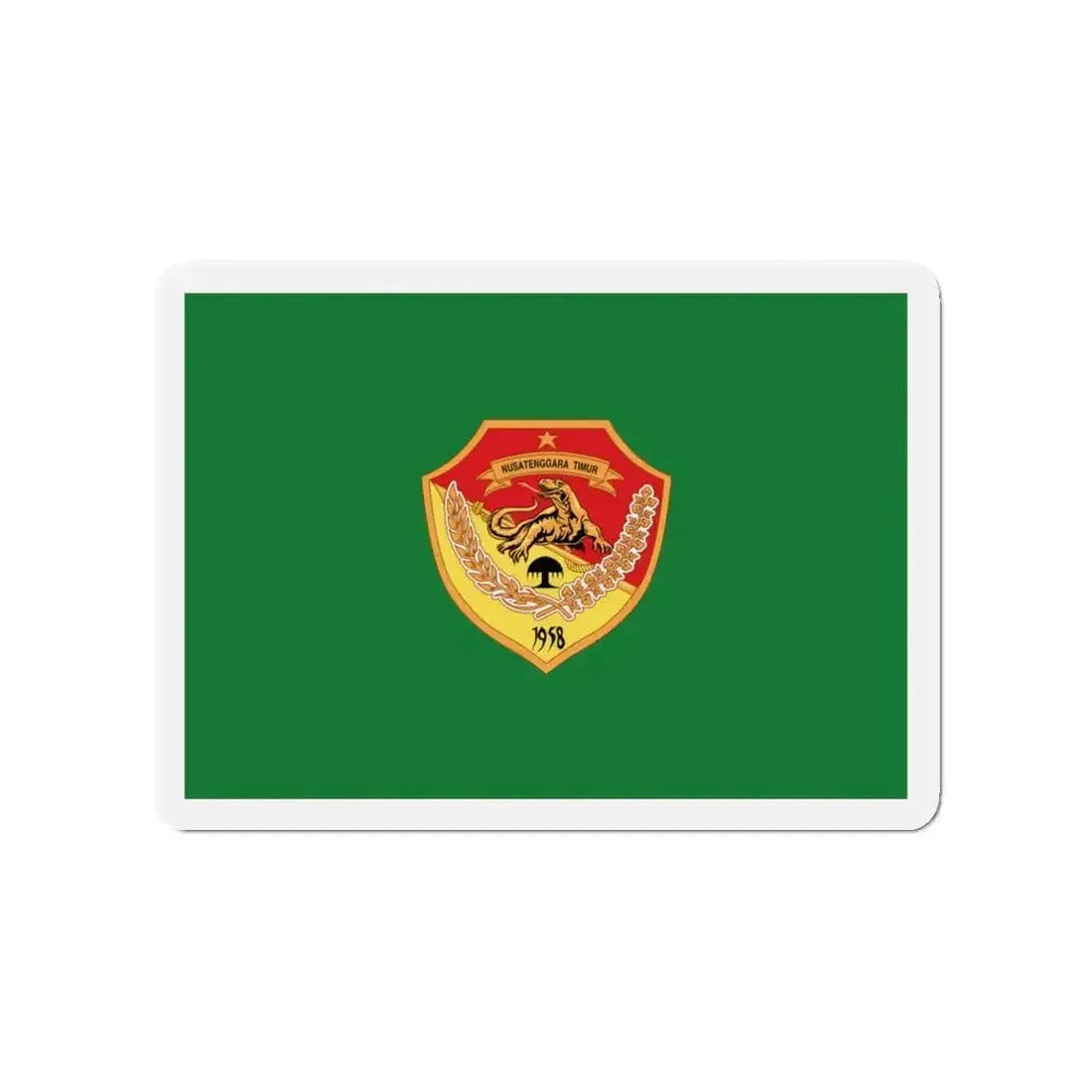 Flag of East Nusa Tenggara Indonesia - Refrigerator Magnet - The Sticker Space