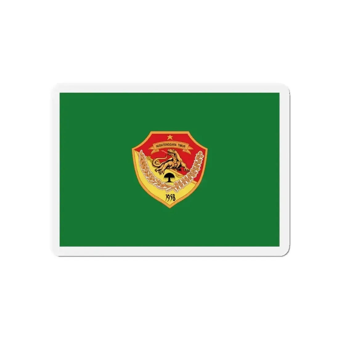 Flag of East Nusa Tenggara Indonesia - Refrigerator Magnet - The Sticker Space