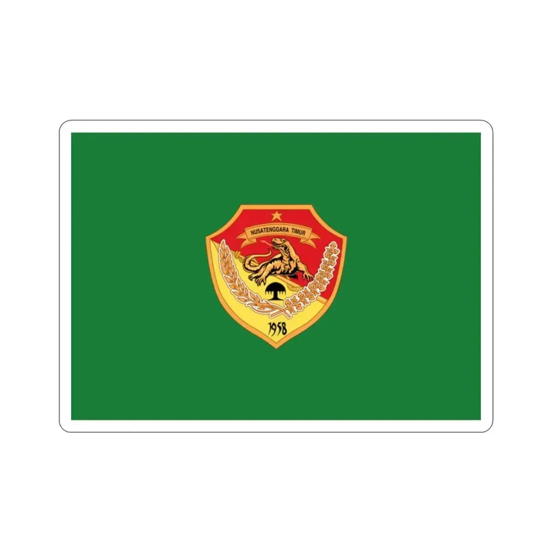 Flag of East Nusa Tenggara Indonesia STICKER Vinyl Die-Cut Decal 2 Inch - The Sticker Space