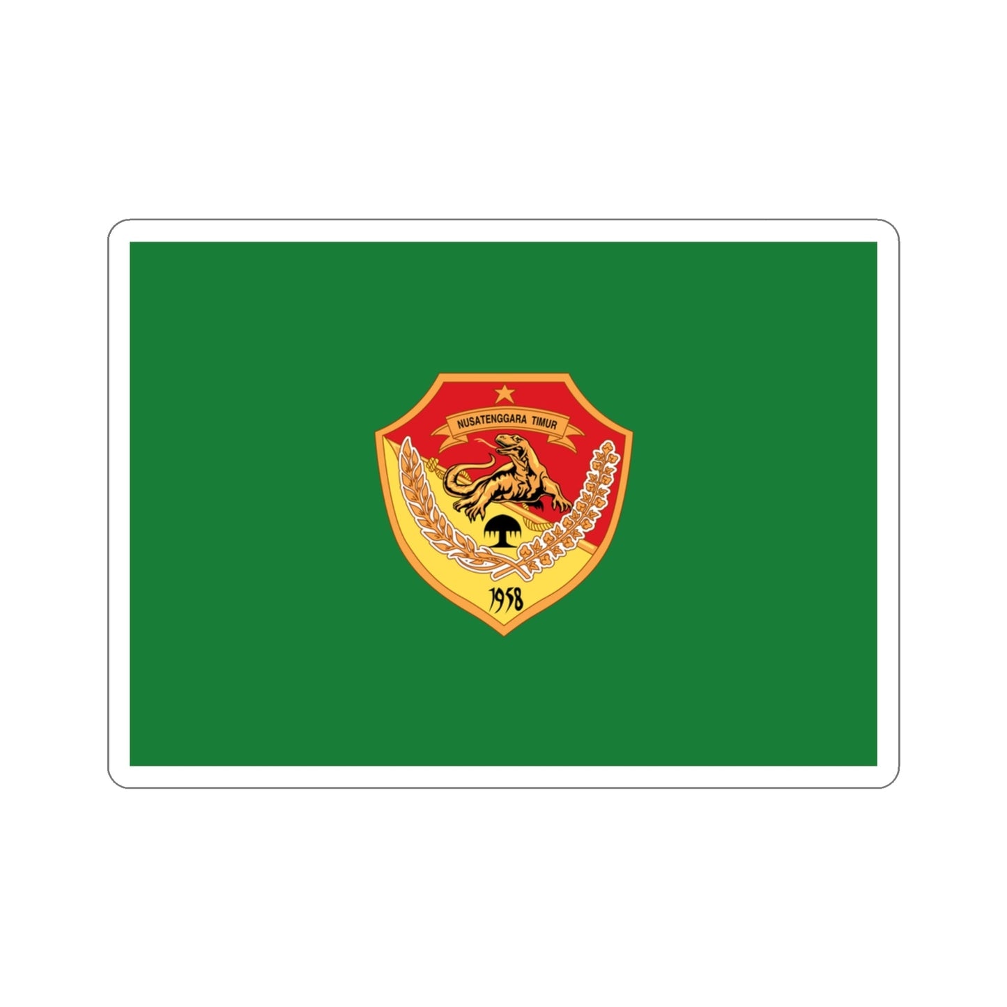 Flag of East Nusa Tenggara Indonesia STICKER Vinyl Die-Cut Decal-3 Inch-The Sticker Space