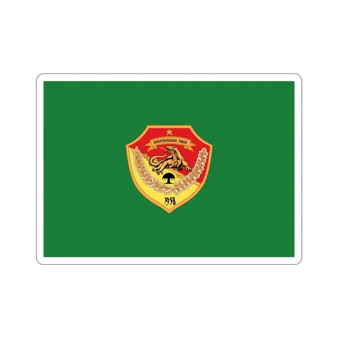 Flag of East Nusa Tenggara Indonesia STICKER Vinyl Die-Cut Decal 3 Inch - The Sticker Space