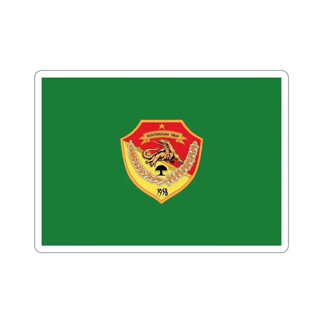 Flag of East Nusa Tenggara Indonesia STICKER Vinyl Die-Cut Decal 5 Inch - The Sticker Space