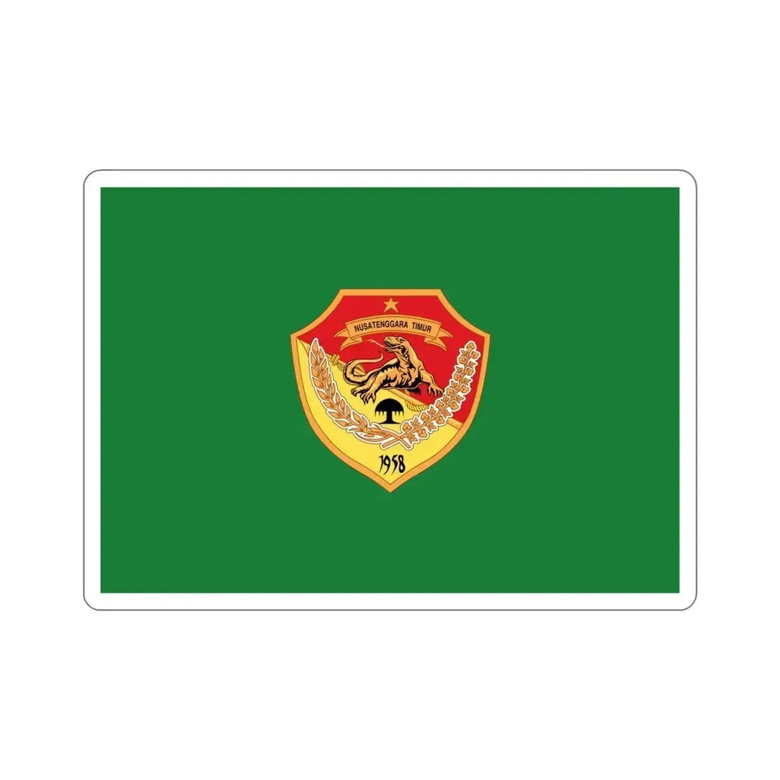 Flag of East Nusa Tenggara Indonesia STICKER Vinyl Die-Cut Decal 5 Inch - The Sticker Space