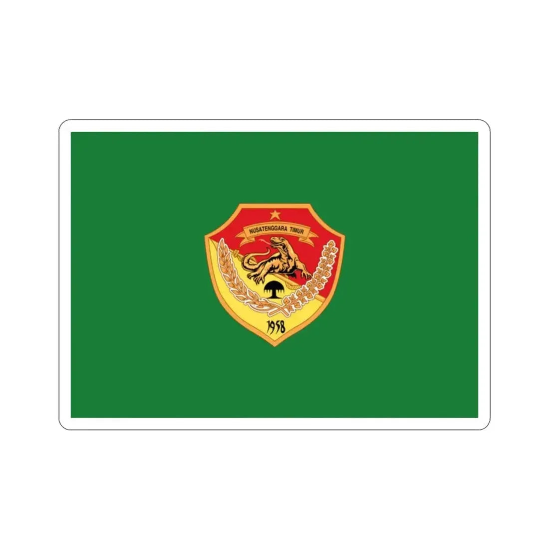 Flag of East Nusa Tenggara Indonesia STICKER Vinyl Die-Cut Decal - The Sticker Space