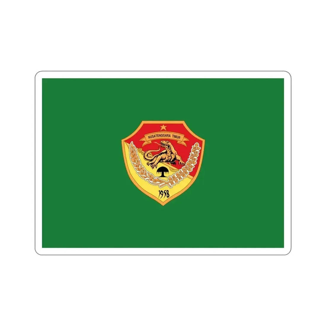 Flag of East Nusa Tenggara Indonesia STICKER Vinyl Die-Cut Decal - The Sticker Space
