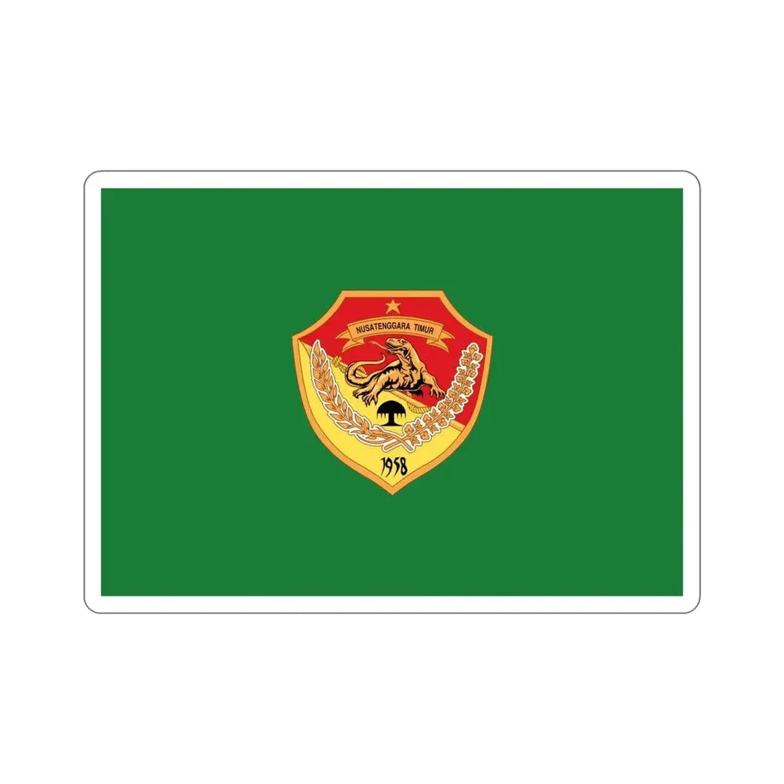 Flag of East Nusa Tenggara Indonesia STICKER Vinyl Die-Cut Decal - The Sticker Space