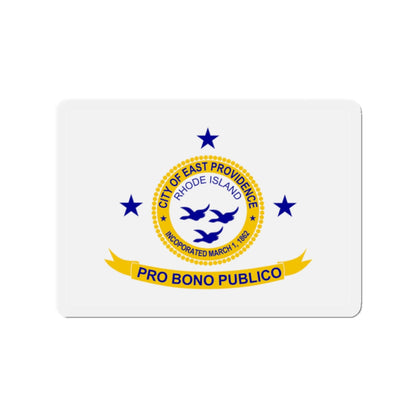 Flag of East Providence Rhode Island - Die-Cut Magnet-2" x 2"-The Sticker Space