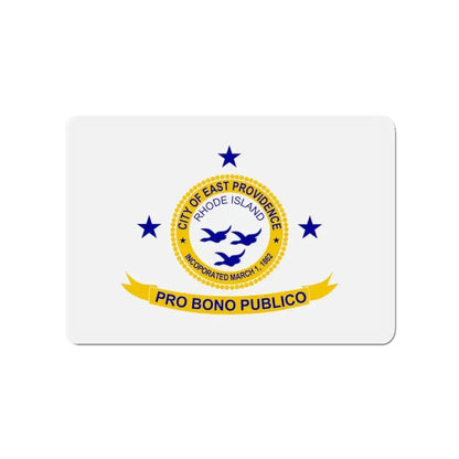 Flag of East Providence Rhode Island - Refrigerator Magnet 3 Inch - The Sticker Space