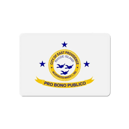 Flag of East Providence Rhode Island - Refrigerator Magnet 4 Inch - The Sticker Space