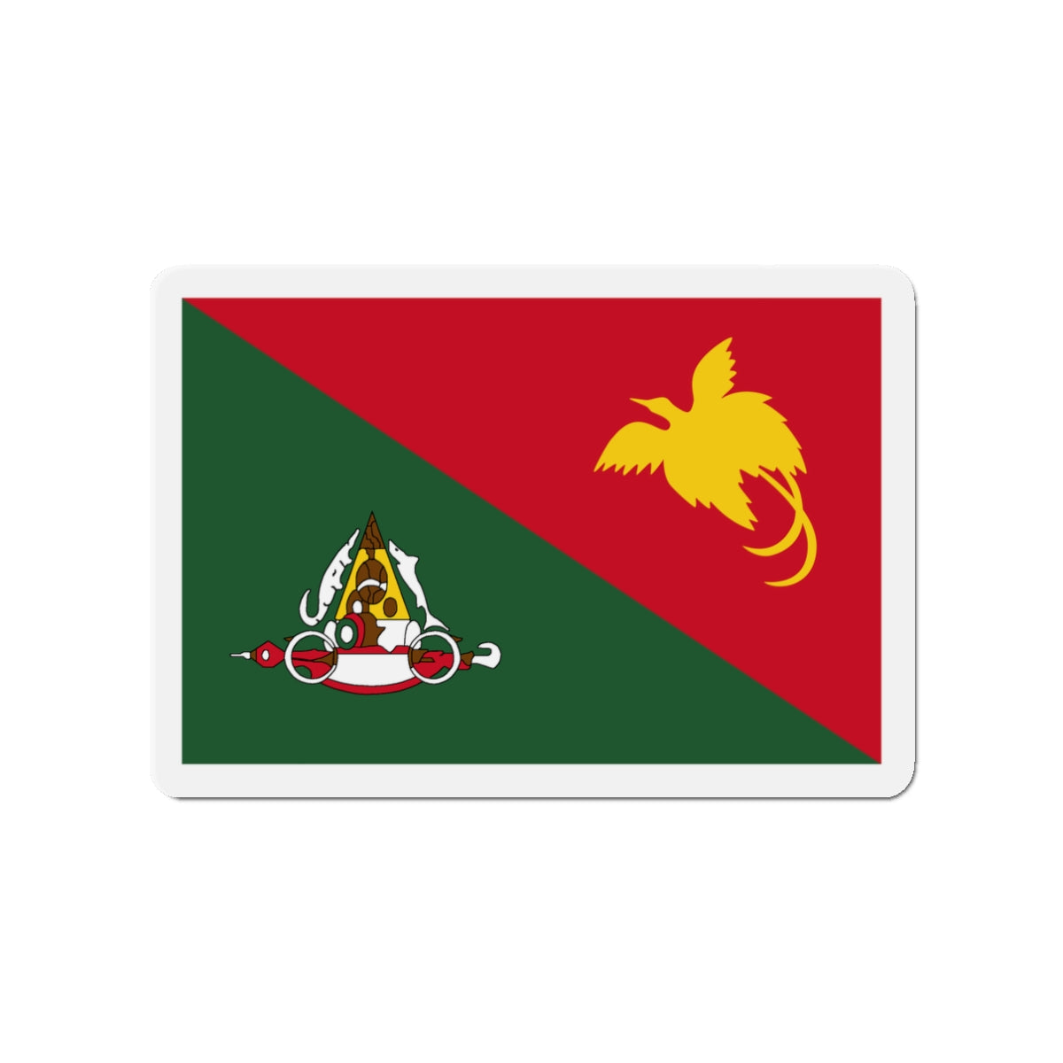 Flag of East Sepik Papa New Guinea - Die-Cut Magnet-3" x 3"-The Sticker Space