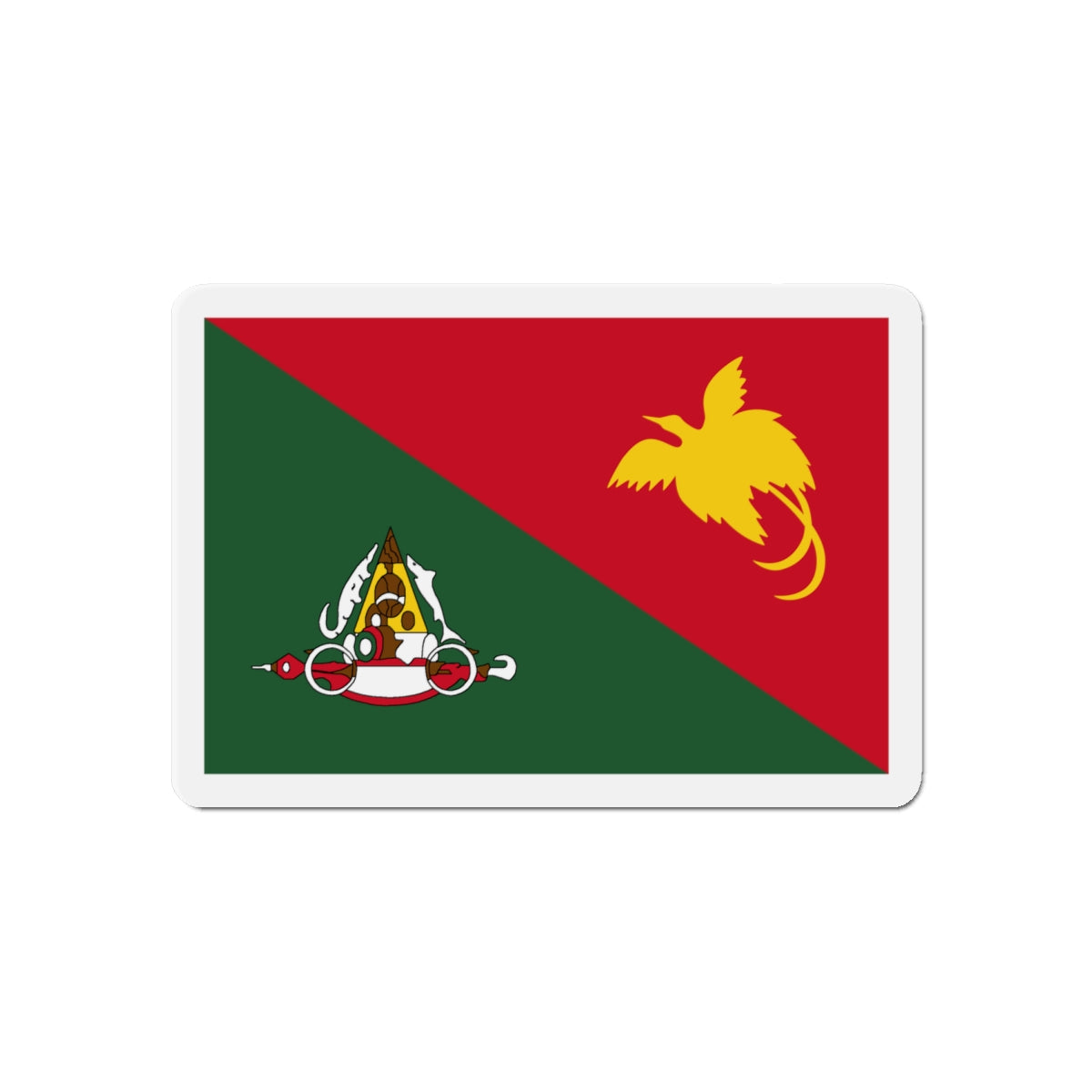 Flag of East Sepik Papa New Guinea - Die-Cut Magnet-6 × 6"-The Sticker Space