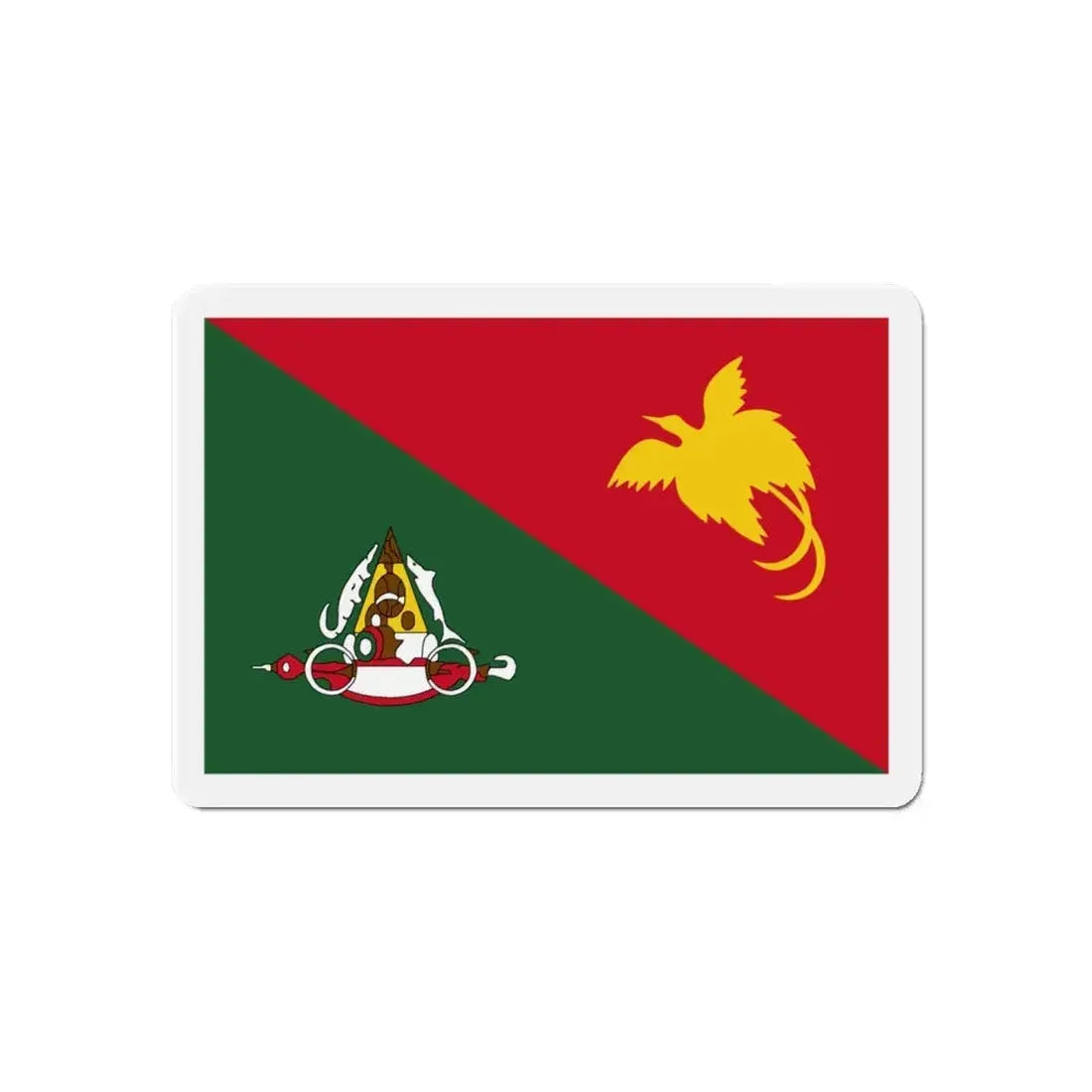 Flag of East Sepik Papa New Guinea - Refrigerator Magnet 6 Inch - The Sticker Space
