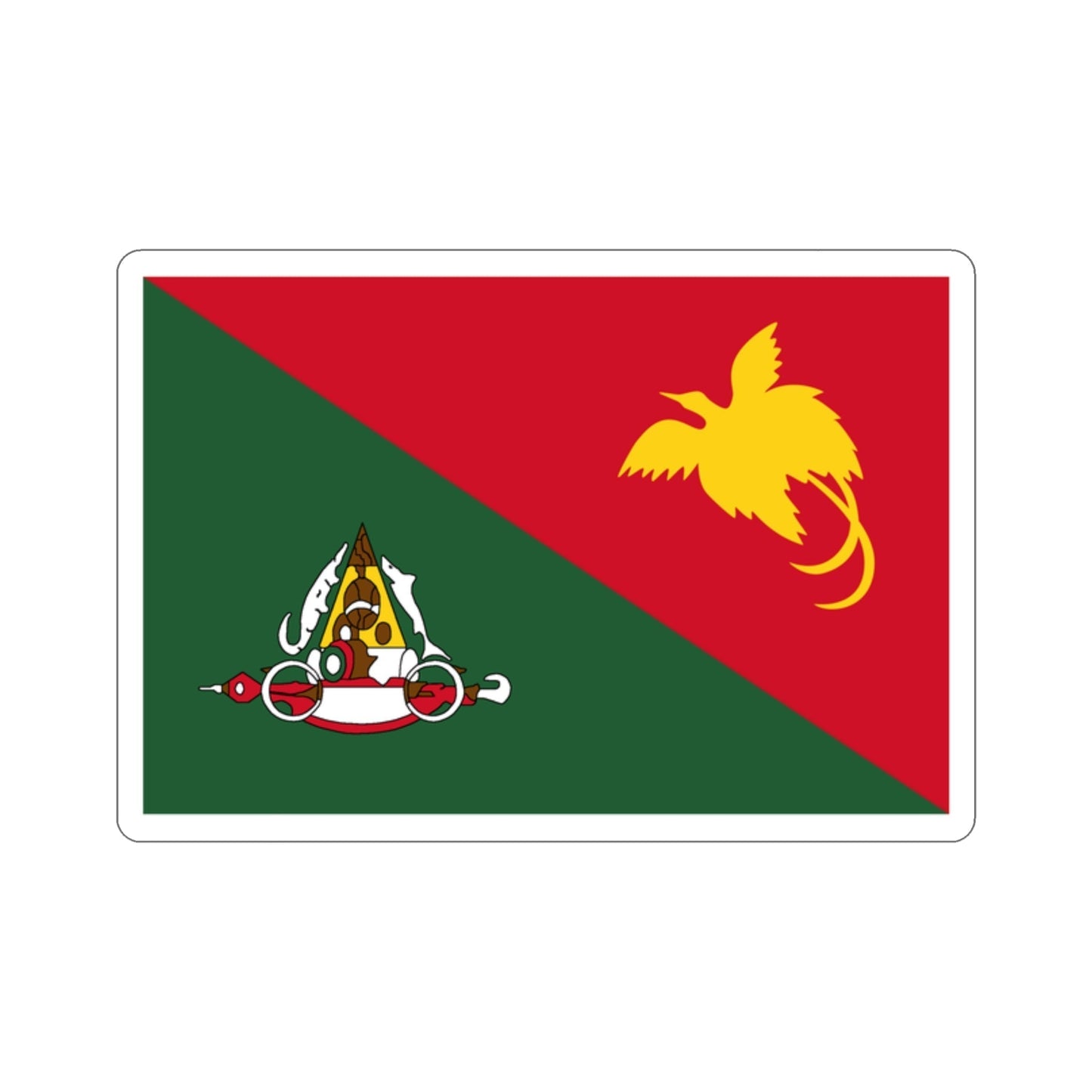 Flag of East Sepik Papa New Guinea STICKER Vinyl Die-Cut Decal-2 Inch-The Sticker Space