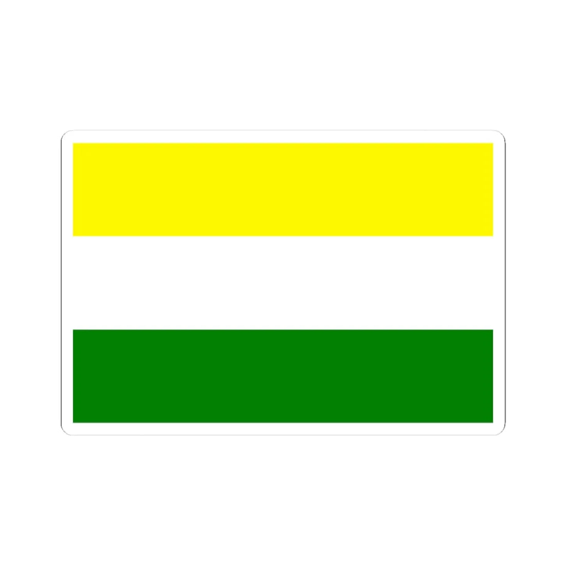 Flag of East Sumatra (Indonesia) STICKER Vinyl Kiss-Cut Decal 3 Inch White - The Sticker Space