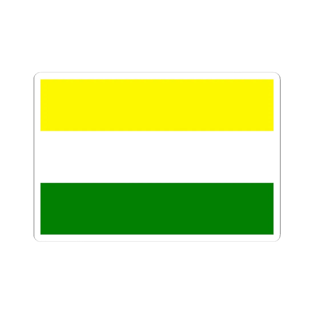 Flag of East Sumatra (Indonesia) STICKER Vinyl Kiss-Cut Decal 4 Inch White - The Sticker Space