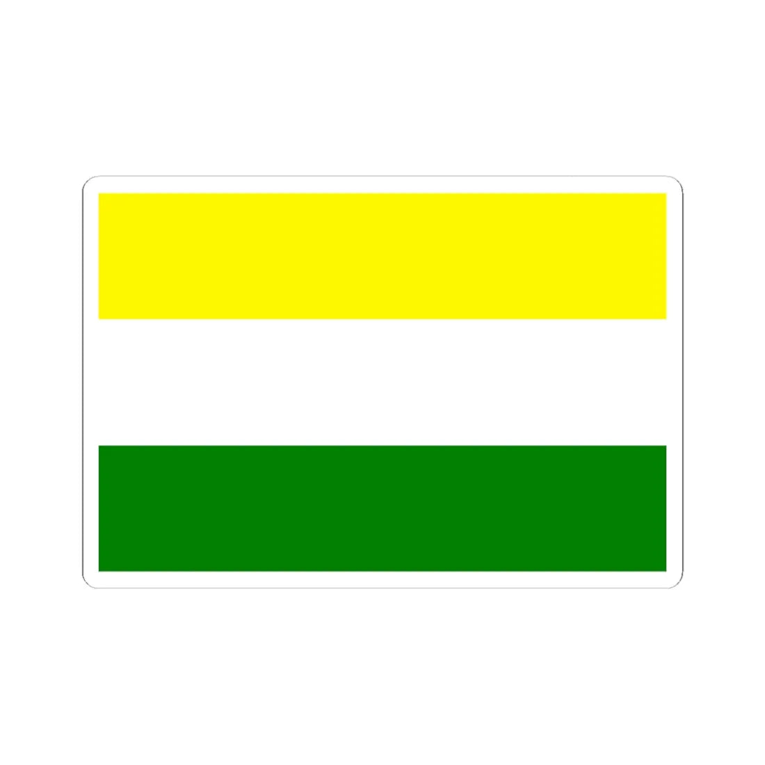 Flag of East Sumatra (Indonesia) STICKER Vinyl Kiss-Cut Decal 6 Inch White - The Sticker Space