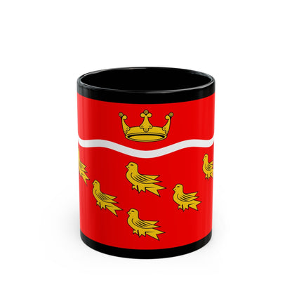 Flag of East Sussex UK - Black Coffee Mug-11oz-The Sticker Space