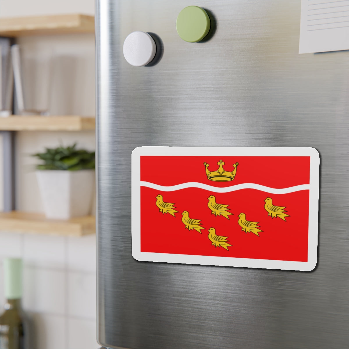 Flag of East Sussex UK - Die-Cut Magnet-The Sticker Space