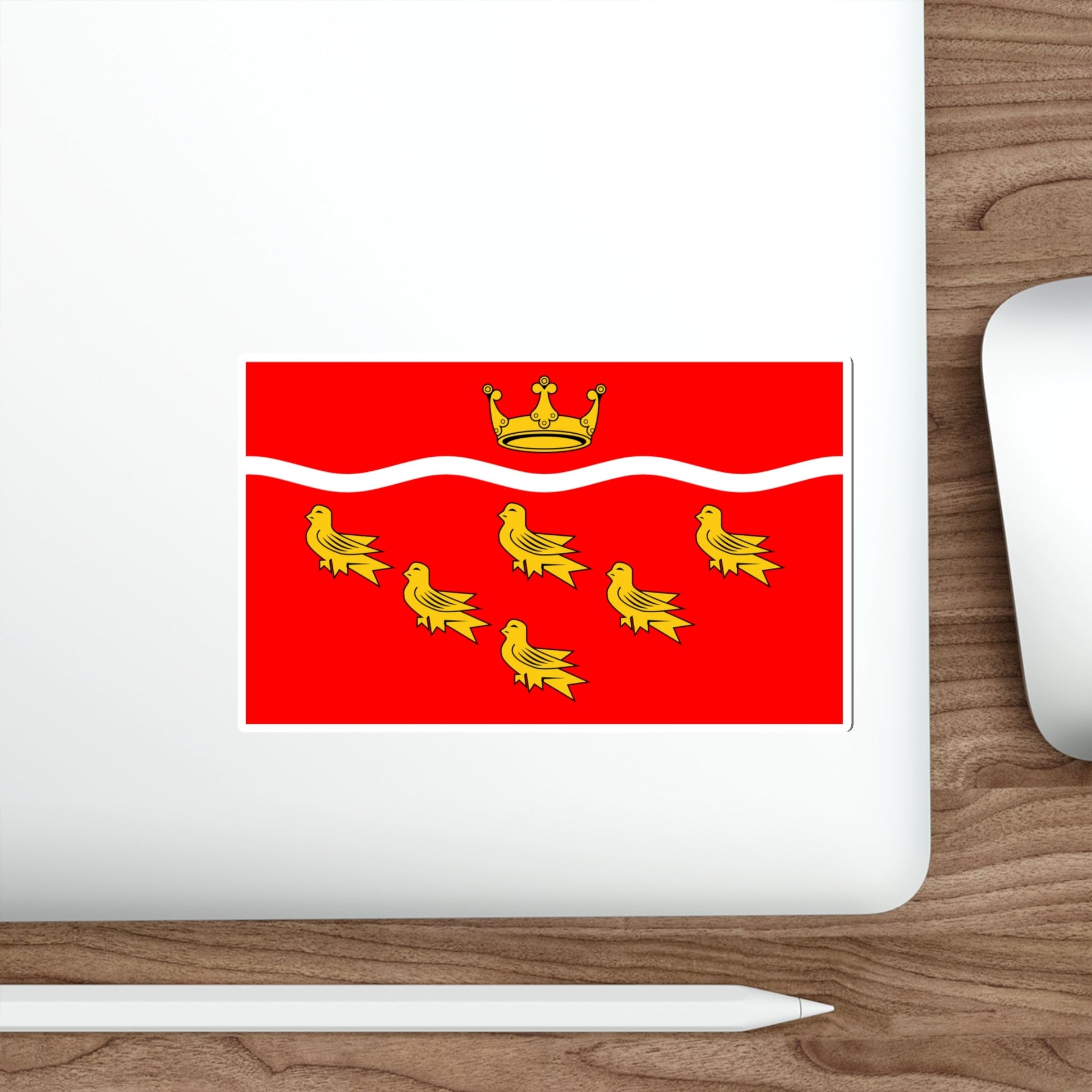 Flag of East Sussex UK STICKER Vinyl Die-Cut Decal-The Sticker Space