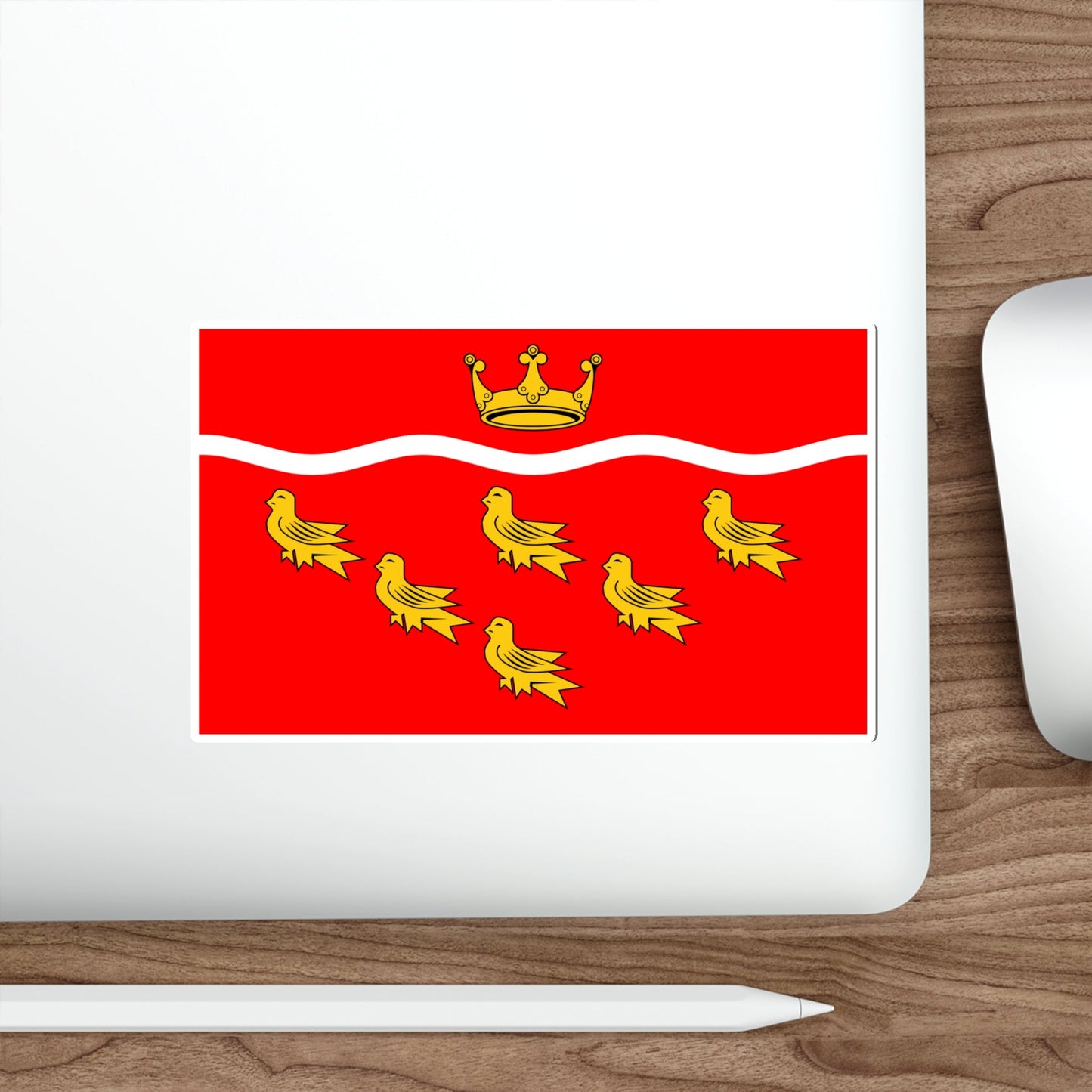 Flag of East Sussex UK STICKER Vinyl Die-Cut Decal-The Sticker Space