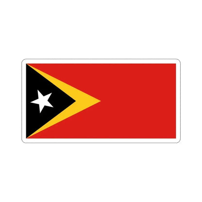 Flag of East Timor STICKER Vinyl Die-Cut Decal 3 Inch - The Sticker Space