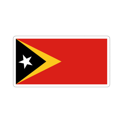 Flag of East Timor STICKER Vinyl Die-Cut Decal-4 Inch-The Sticker Space