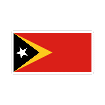 Flag of East Timor STICKER Vinyl Die-Cut Decal-5 Inch-The Sticker Space