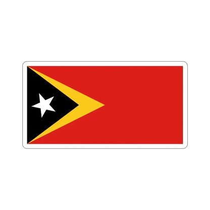 Flag of East Timor STICKER Vinyl Die-Cut Decal 5 Inch - The Sticker Space
