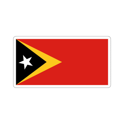 Flag of East Timor STICKER Vinyl Die-Cut Decal-6 Inch-The Sticker Space